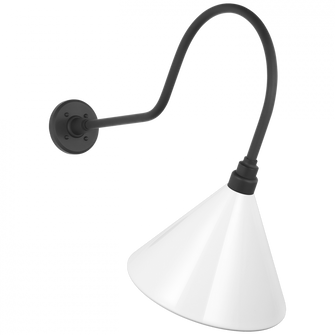 Academy 26'' Angled Flynn Barn Light (279|TOB 2803MBK/S11-WHT)