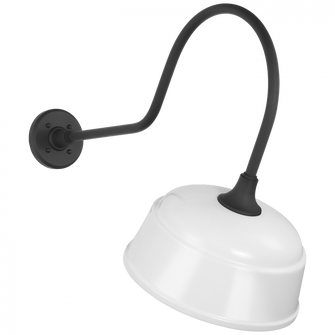 Academy 26'' Angled Flynn Barn Light (279|TOB 2803MBK/S6-WHT)