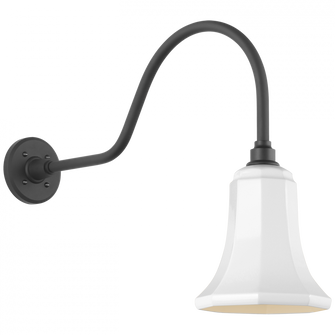 Academy 23'' Flynn Barn Light (279|TOB 2802MBK/S8-WHT)