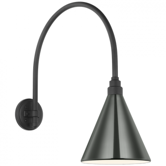 Academy 19.5'' Arched Mack Barn Light (279|TOB 2815MBK/S10-G)