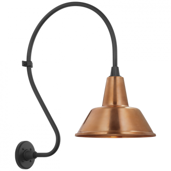 Academy 18'' Larrabee Barn Light (279|TOB 2805MBK/S1-SC)