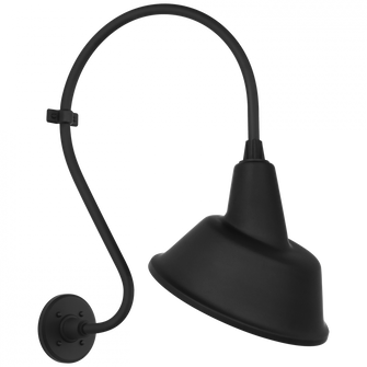 Academy 15'' Larrabee Barn Light (279|TOB 2804MBK/S3-MBK)