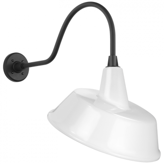 Academy 23'' Flynn Barn Light (279|TOB 2802MBK/S4-WHT)