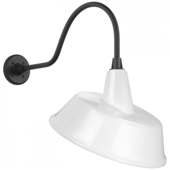 Academy 23'' Flynn Barn Light (279|TOB 2802MBK/S4-WHT)