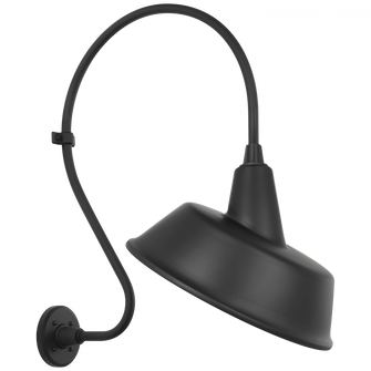 Academy 18'' Larrabee Barn Light (279|TOB 2805MBK/S4-MBK)