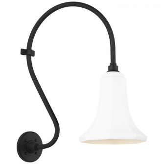 Academy 15'' Larrabee Barn Light (279|TOB 2804MBK/S9-WHT)