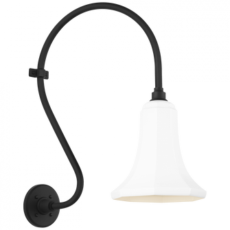 Academy 15'' Larrabee Barn Light (279|TOB 2804MBK/S9-WHT)