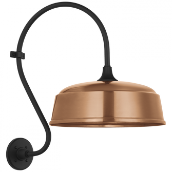 Academy 15'' Larrabee Barn Light (279|TOB 2804MBK/S7-SC)