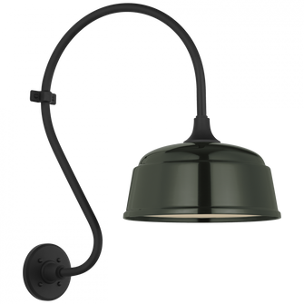 Academy 15'' Larrabee Barn Light (279|TOB 2804MBK/S6-G)