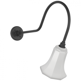 Academy 26'' Angled Flynn Barn Light (279|TOB 2803MBK/S8-WHT)