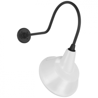 Academy 26'' Angled Flynn Barn Light (279|TOB 2803MBK/S3-WHT)