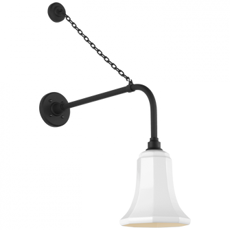 Academy 20'' Anchored Rex Barn Light (279|TOB 2810MBK/S8-WHT)