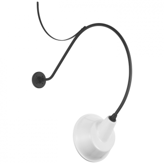 Academy 36'' Anchored Larrabee Barn Light (279|TOB 2807MBK/S3-WHT)