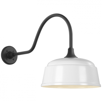 Academy 23'' Flynn Barn Light (279|TOB 2802MBK/S6-WHT)