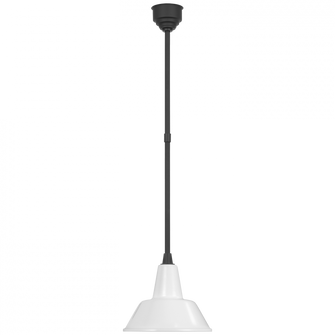Academy 12.5'' Bowers Pendant (279|TOB 5802MBK-WHT)