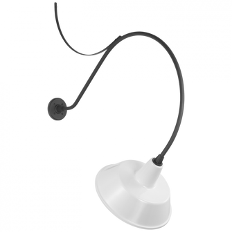 Academy 36'' Anchored Larrabee Barn Light (279|TOB 2807MBK/S2-WHT)