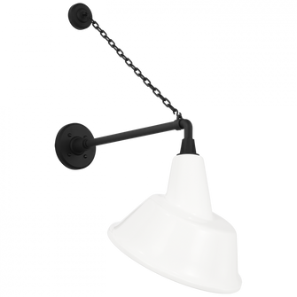 Academy 17.5'' Anchored Mack Barn Light (279|TOB 2813MBK/S3-WHT)