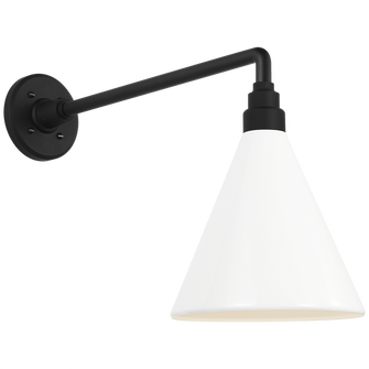 Academy 17.5'' Mack Barn Light (279|TOB 2812MBK/S10-WHT)