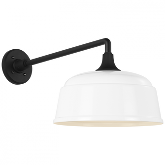 Academy 17.5'' Mack Barn Light (279|TOB 2812MBK/S6-WHT)