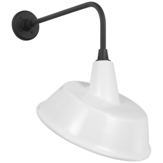 Academy 20'' Rex Barn Light (279|TOB 2809MBK/S4-WHT)