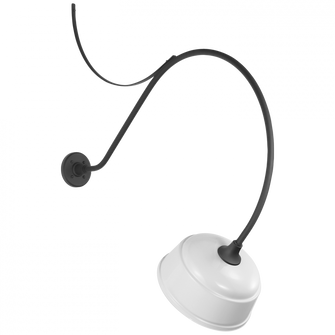 Academy 36'' Anchored Larrabee Barn Light (279|TOB 2807MBK/S6-WHT)