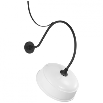 Academy 26.5'' Anchored Larrabee Barn Light (279|TOB 2806MBK/S7-WHT)