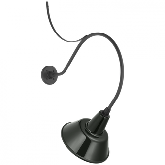 Academy 26.5'' Anchored Larrabee Barn Light (279|TOB 2806MBK/S1-G)