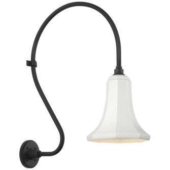 Academy 18'' Larrabee Barn Light (279|TOB 2805MBK/S9-WHT)