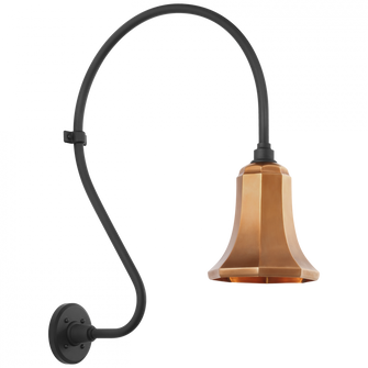 Academy 18'' Larrabee Barn Light (279|TOB 2805MBK/S8-SC)