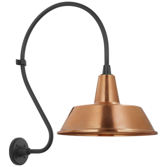 Academy 18'' Larrabee Barn Light (279|TOB 2805MBK/S2-SC)