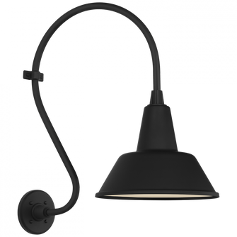 Academy 15'' Larrabee Barn Light (279|TOB 2804MBK/S1-MBK)