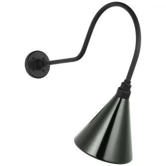 Academy 26'' Angled Flynn Barn Light (279|TOB 2803MBK/S10-G)