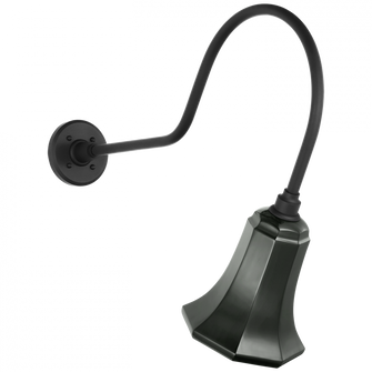 Academy 26'' Angled Flynn Barn Light (279|TOB 2803MBK/S8-G)