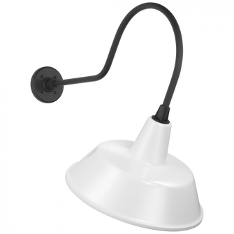 Academy 26'' Angled Flynn Barn Light (279|TOB 2803MBK/S2-WHT)