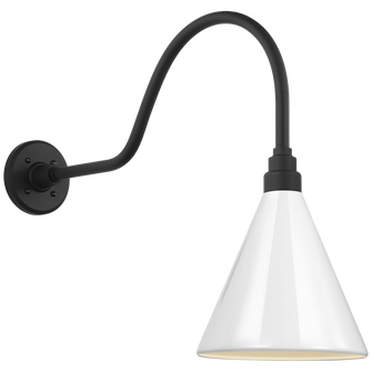 Academy 23'' Flynn Barn Light (279|TOB 2802MBK/S10-WHT)