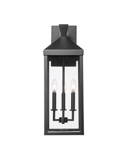 Yates 26'' High 3-Light Outdoor Wall Sconce - Painted Black (670|22903-PBK)