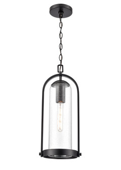 Luxio 8.25'' Wide 1-Light Outdoor Hanging Lantern - Powder Coated Black (670|199801-PBK)