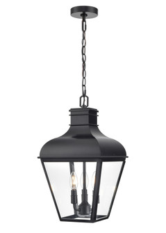 Edenton 11'' Wide 3-Light Outdoor Hanging Pendant - Matte Black (670|43303-MB)