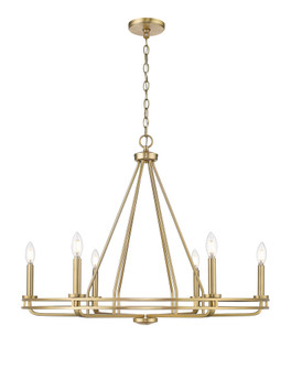 Jody 32.5'' Wide 6-Light Chandelier - Vintage Brass (670|21606-VB)