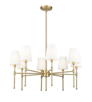 Adorra 30'' Wide 8-Light Chandelier - Vintage Brass (670|16108-VB)