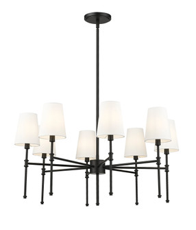 Adorra 30'' Wide 8-Light Chandelier - Matte Black (670|16108-MB)