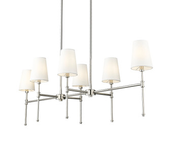 Adorra 48'' Wide 6-Light Chandelier - Polished Nickel (670|16506-PN)