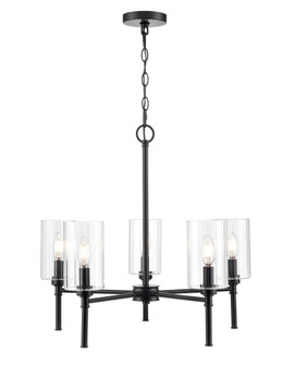 Chastine 24'' Wide 5-Light Chandelier - Matte Black (670|9915-MB)