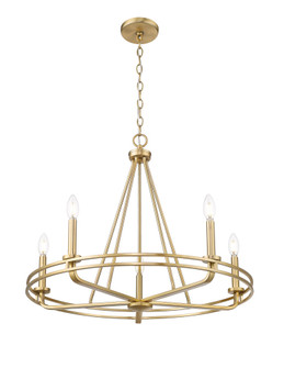 Jody 26.5'' Wide 5-Light Chandelier - Vintage Brass (670|21605-VB)