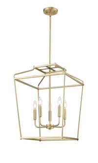 Nellita 18'' Wide 5-Light Pendant - Vintage Brass (670|19005-VB)