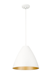 Kayman 15'' Wide 1-Light Pendant - Matte White (670|25201-MW)