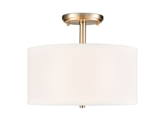 Guyten 13'' Wide 2-Light Semi Flush - Brushed Nickel (670|41102-BN)