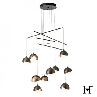 Brooklyn 10-Light Double Shade Mobile Pendant (65|131155-SKT-STND-07-84-GG0711)