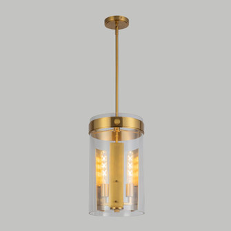 Dahlia 3 Light Pendant, Brushed Brass (12|AC10051BR)