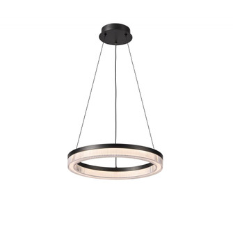 Ari Integrated LED Pendant 16'', Black (12|AC6831BK)